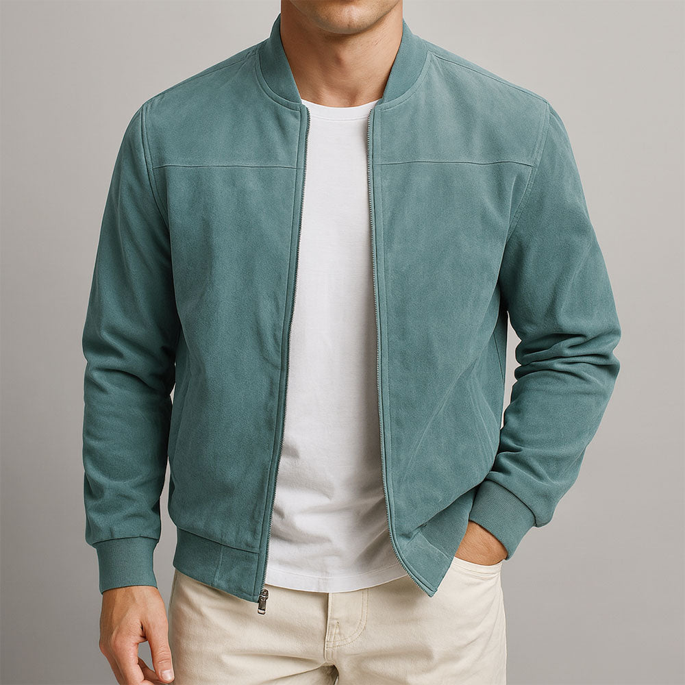 Premium Suede Zip Jacket