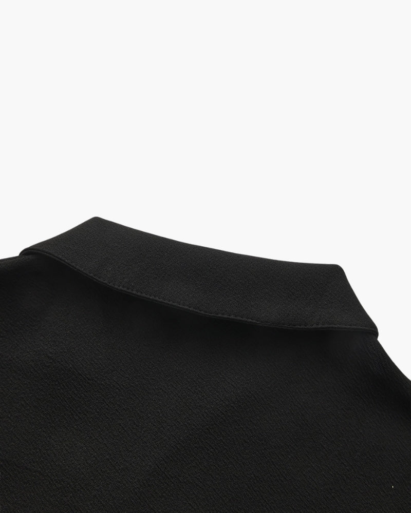 Completo polo e pantaloni in cotone
