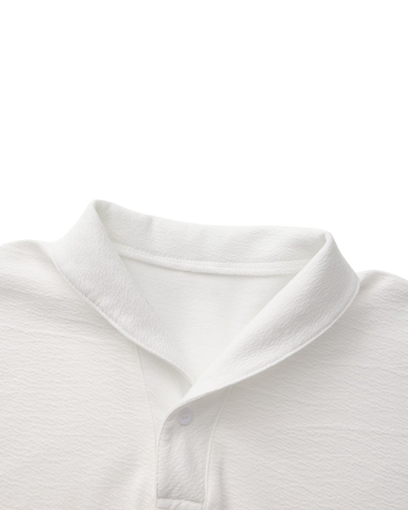 Completo polo e pantaloni in cotone