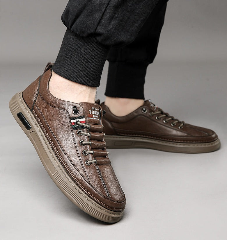 VINNY | Baskets décontractées en cuir véritable - offre limitée